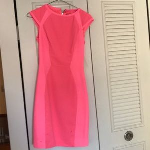 Ted Baker bright pink dress- very cute.